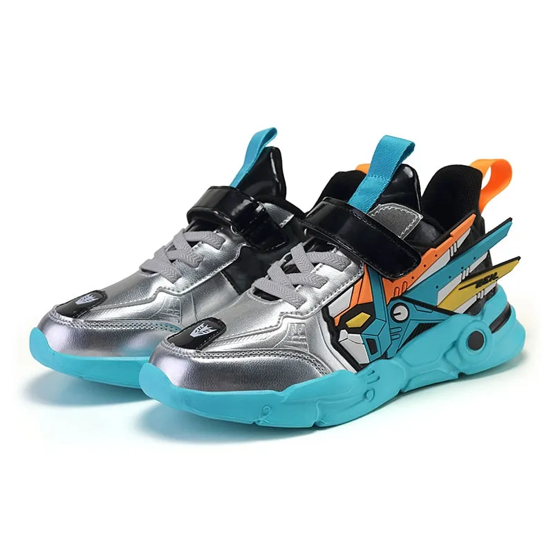 Boys Back To School Casual Leather Fashion Sneakers