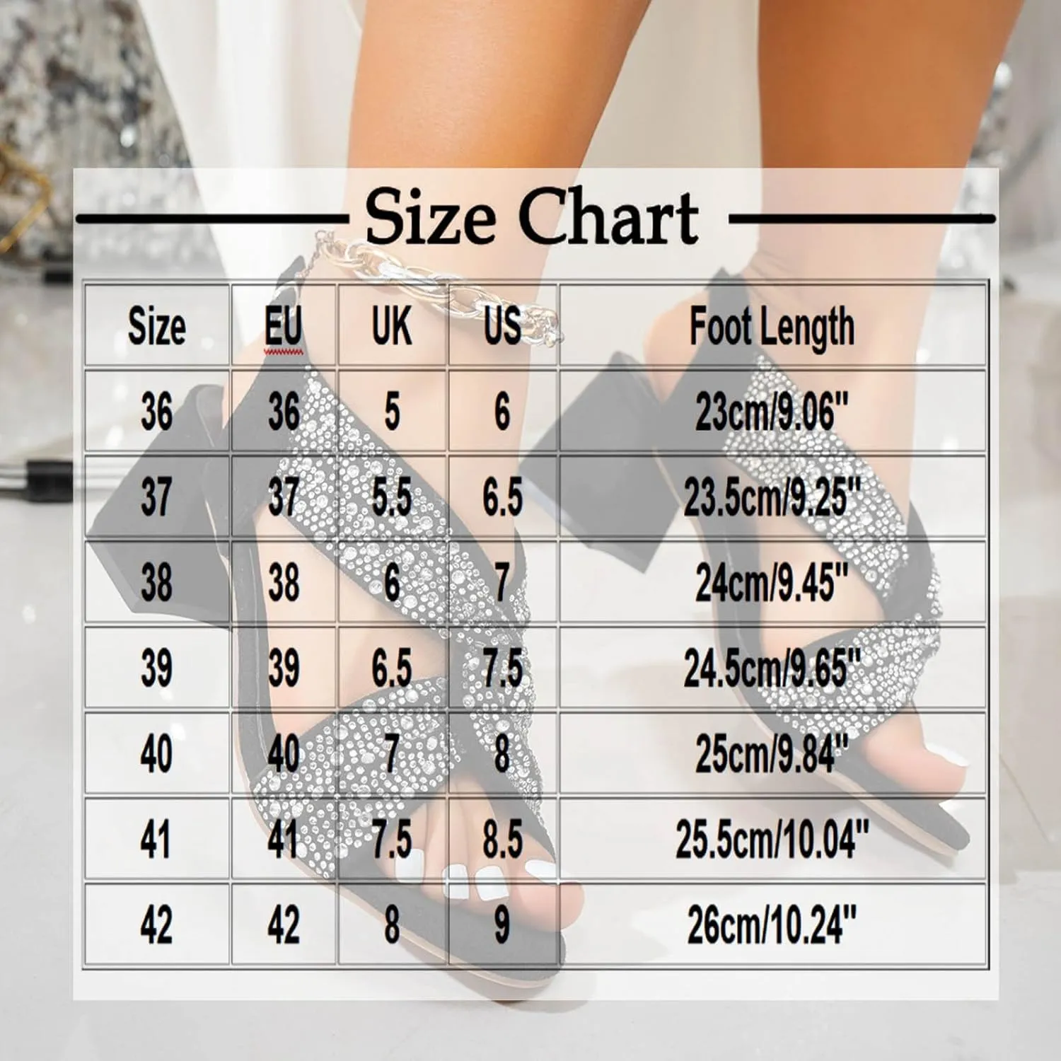 Chunky Heel Platforms for Women Block Heeled Open Toe Rhinestones Ankle Strap Sandals Wedding Party Dress Arch Fit