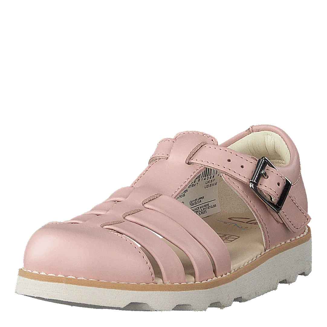 Crown Stem T Pink Leather