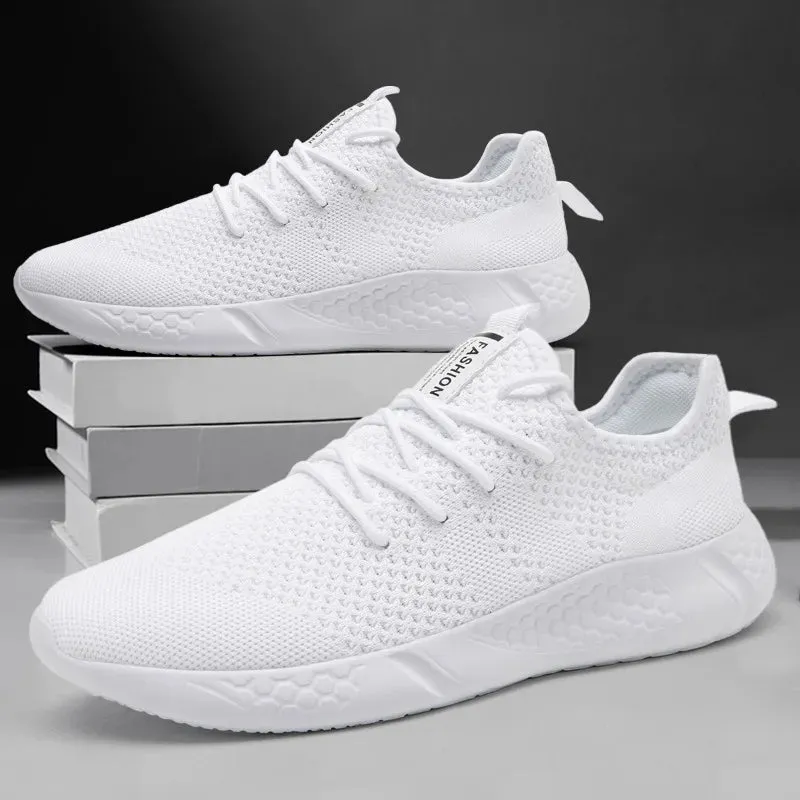 Hnzxzm Breathable Men Running Shoes Luxury Fashion Shoes Light Breathable Walking Trainers Comfortable Male Casual Sneakers