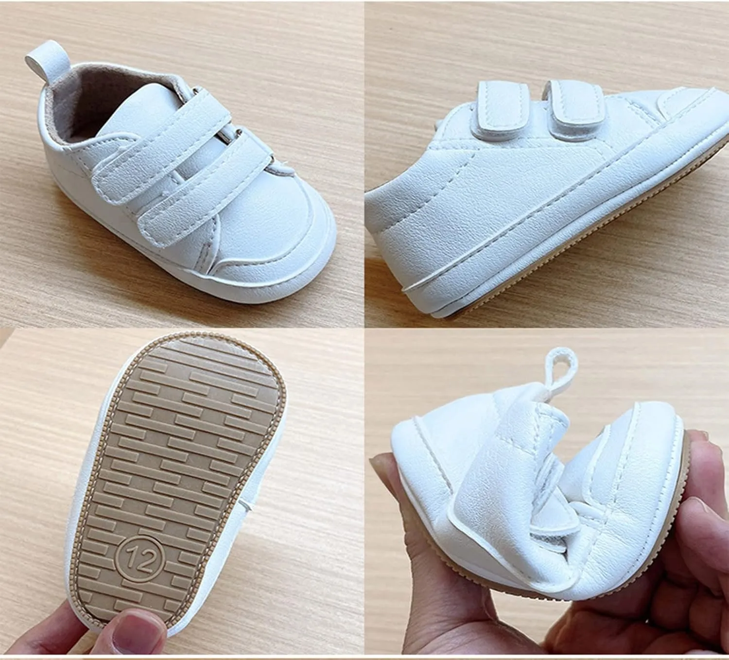 Infants Toddler Summer Cloth Shoes Boys Girls Floor Sports Flat Soles Light Casual Hook&Loop Shoes