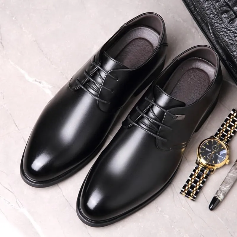 Mens Dress Shoes Elegant Modern Wedding Office Work Tuxedo Derby Shoes for Men Leather Fashion Oxford Shoes Luxury