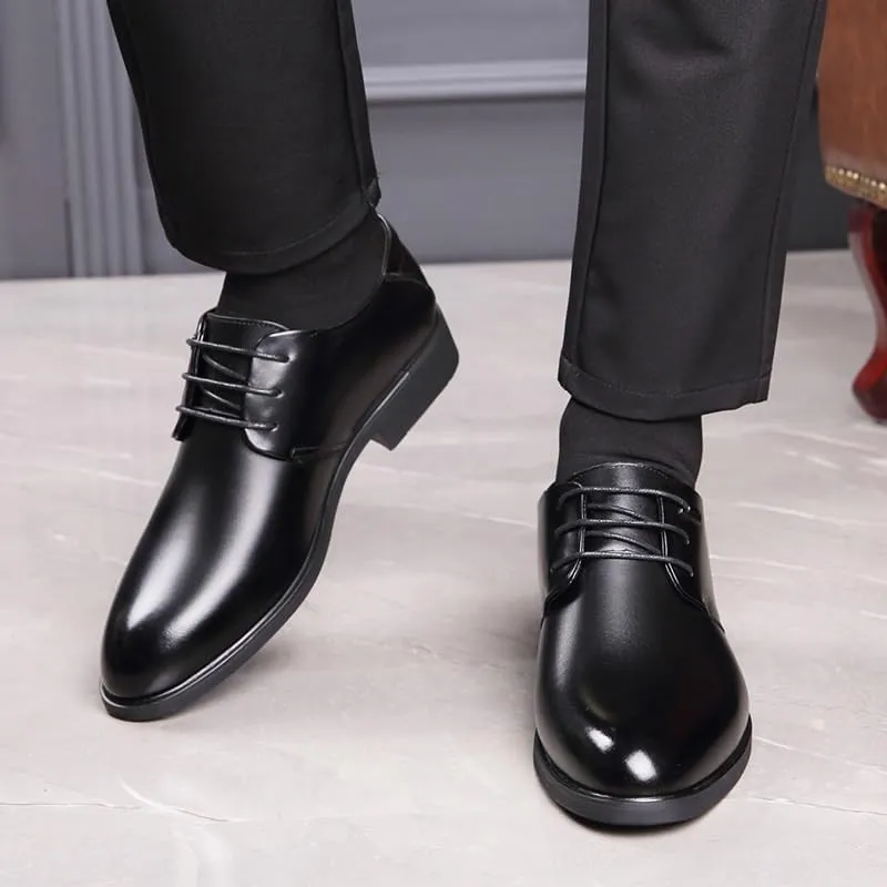 Mens Dress Shoes Elegant Modern Wedding Office Work Tuxedo Derby Shoes for Men Leather Fashion Oxford Shoes Luxury