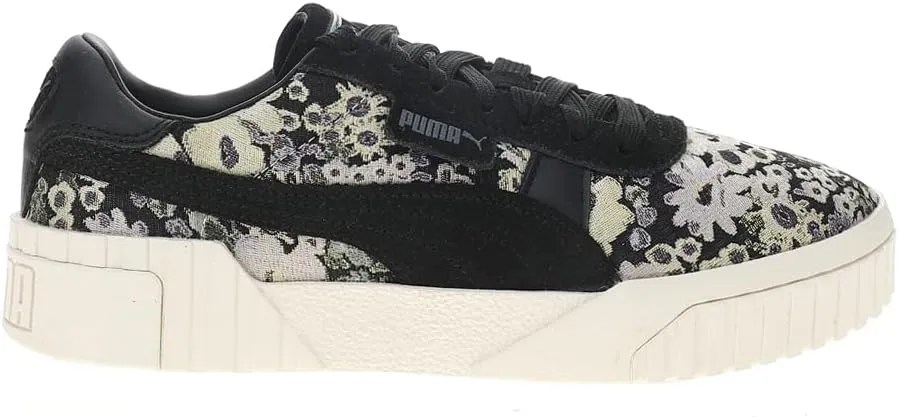 PUMA Womens Cali Og Dark Floral Lace Up Sneakers Shoes Casual - Black - Size 10 M