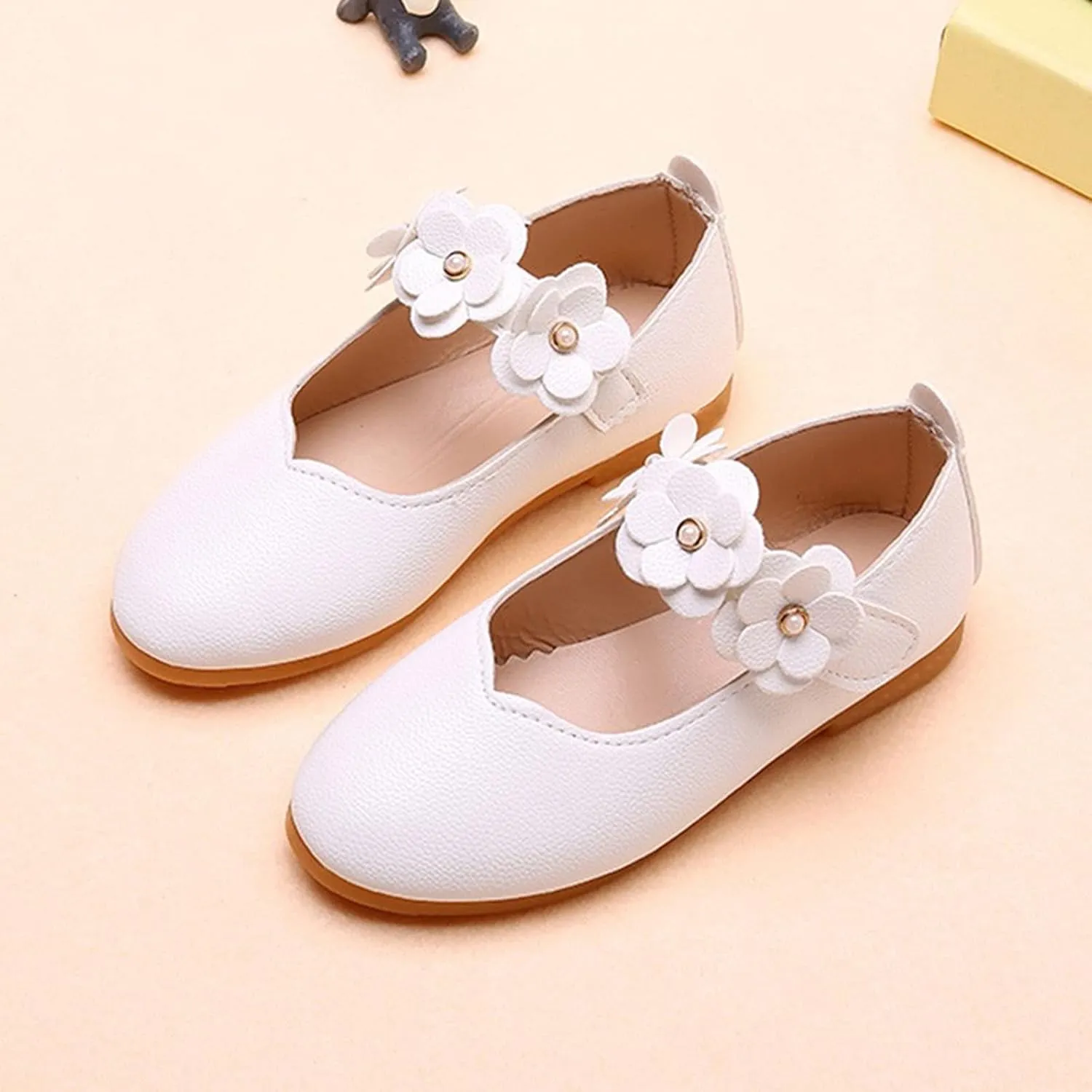 Toddler/ittle Kids Girls ngela Dress Mary Jane Ballet lats Flower Girls' Wedding Party Ballerina Dance Shoes