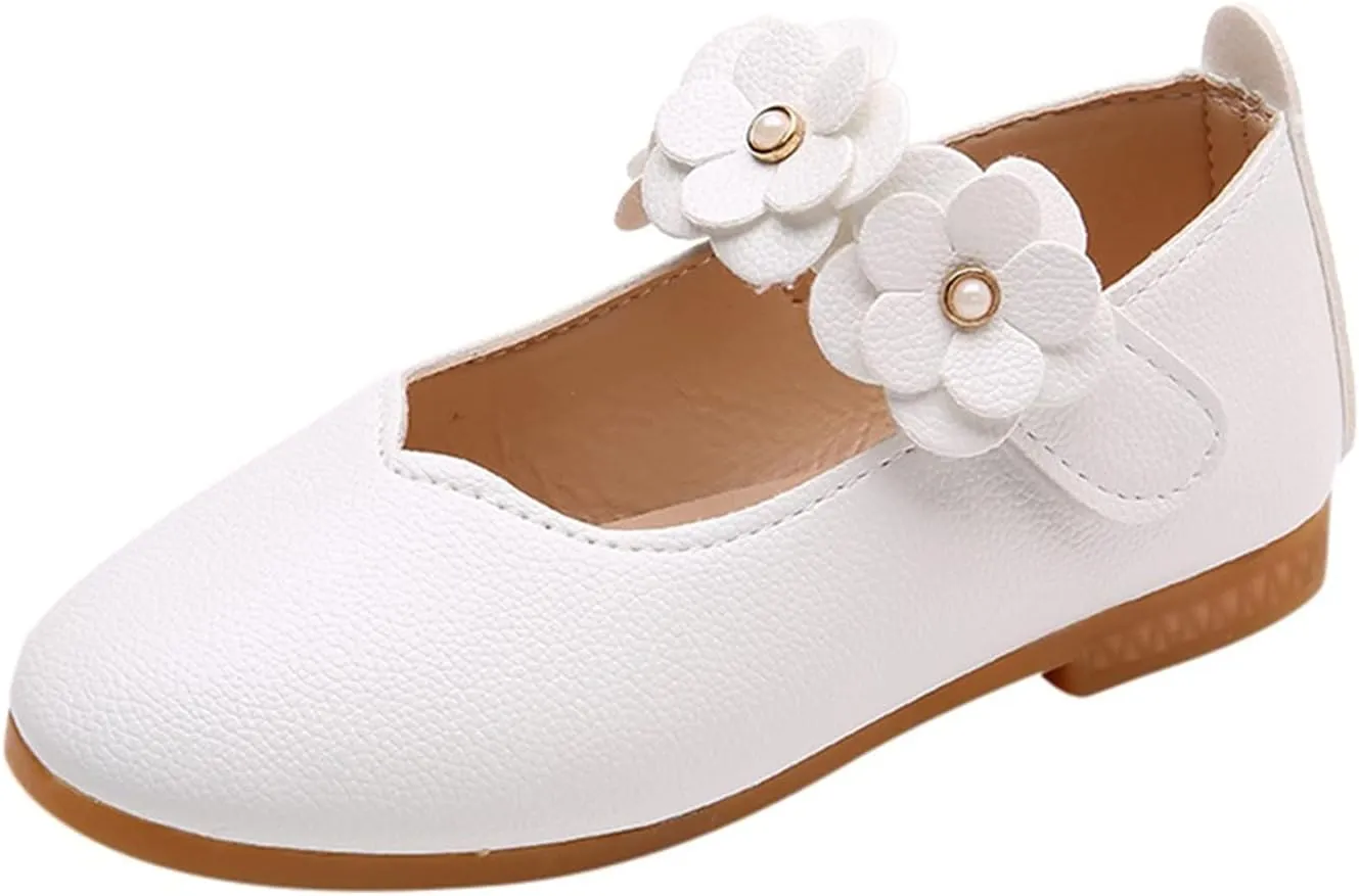 Toddler/ittle Kids Girls ngela Dress Mary Jane Ballet lats Flower Girls' Wedding Party Ballerina Dance Shoes